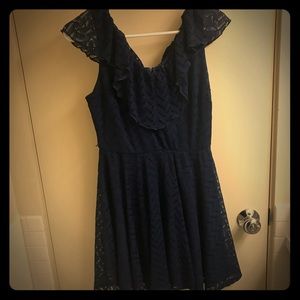 Blue dress